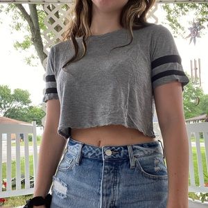 cropped tee